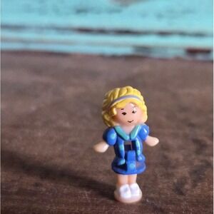 VTG Polly Pocket Drive Thru Burger Set replacement doll 1994 Bluebird Toys